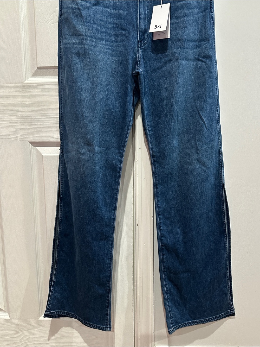 3X1 Adeline Split Flare High Rise Jeans Size Size 31 - Picture 12 of 15